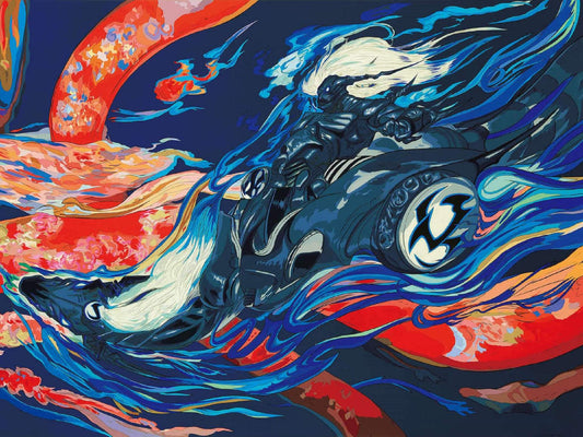 Yoshitaka Amano artwork displayed at Asia Society Texas