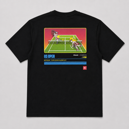 Cancha x Vitamin Tournament Tee - Black