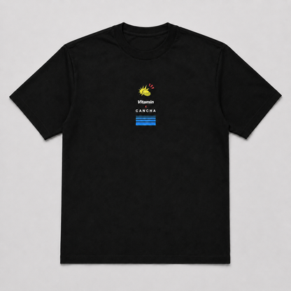 Cancha x Vitamin Tournament Tee - Black